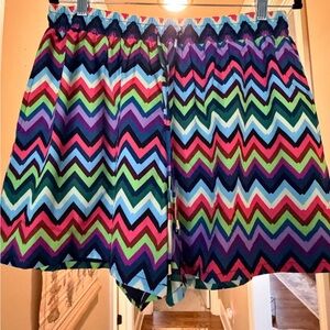 Colorful Chevron Women's Shorts